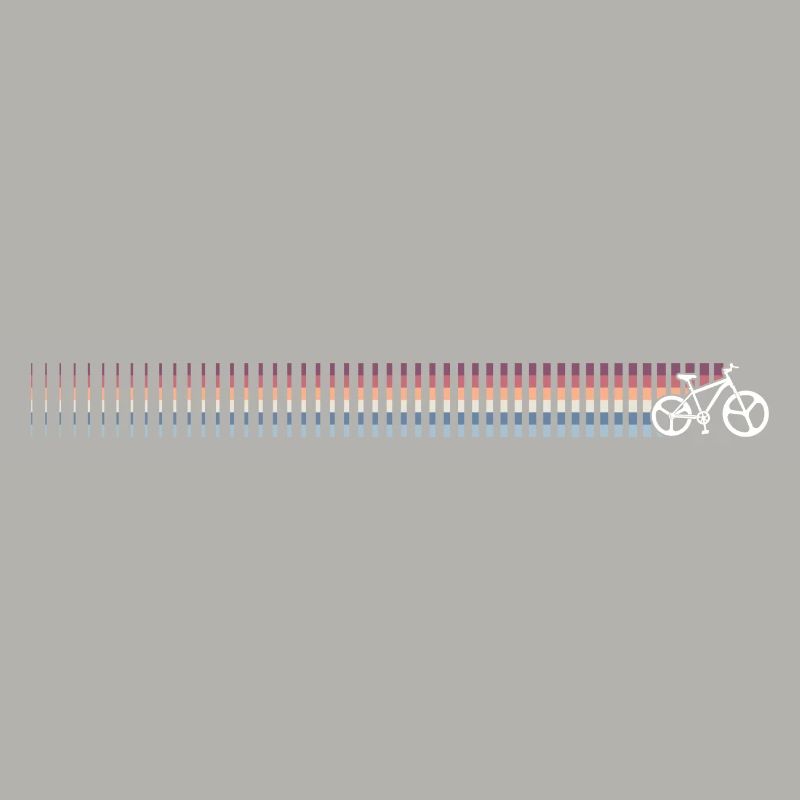 Gradient Barcode Sunset