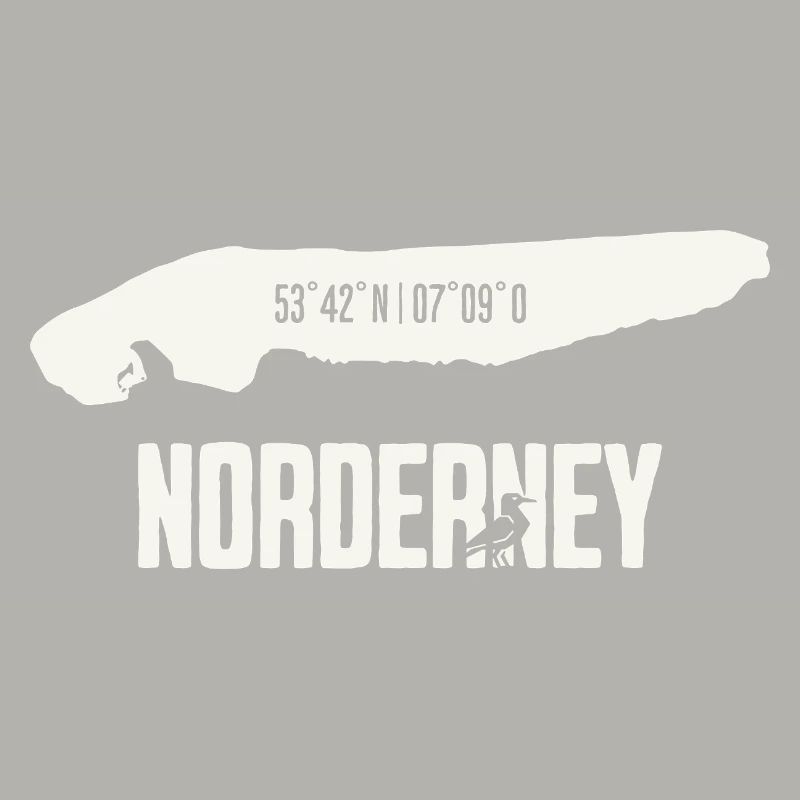 Norderney | Île avec coordonnées