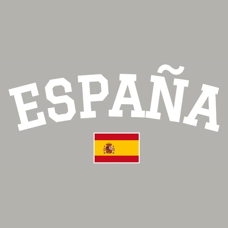 Drapeau espagnol Dessin blanc