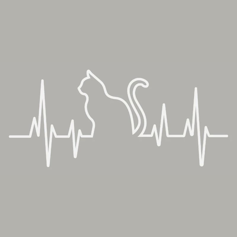 Katzenherz Pullover Design