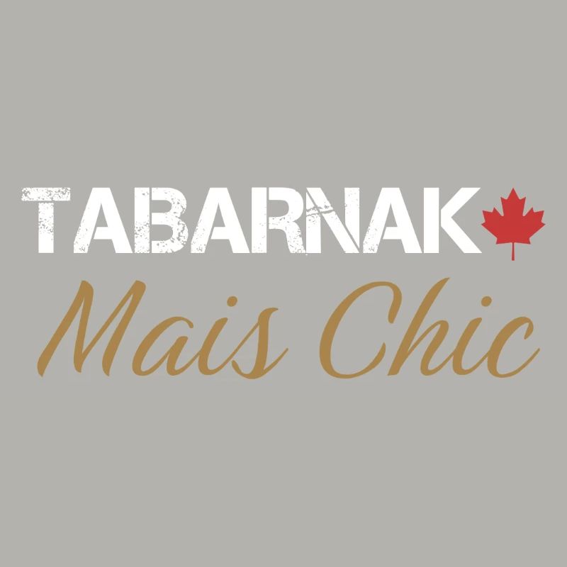 Tabarnak Chic Elegant Nature Pattern