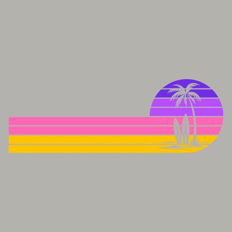 Coucher de soleil sur la plage