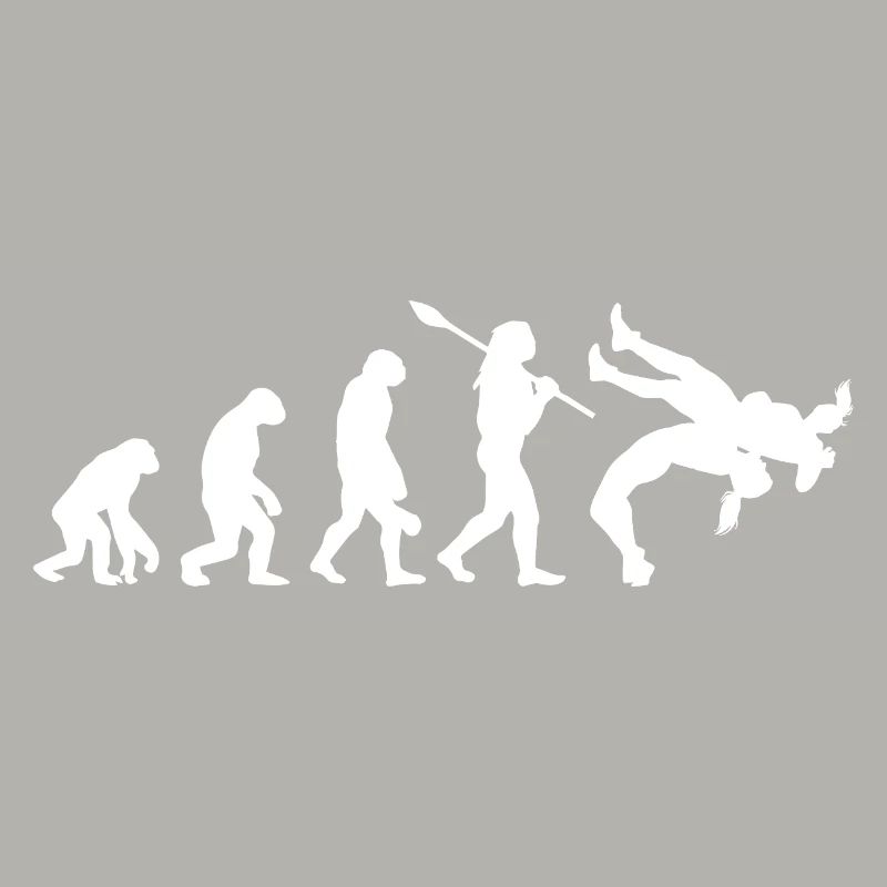 Évolution des sports de combat en silhouette de lutte