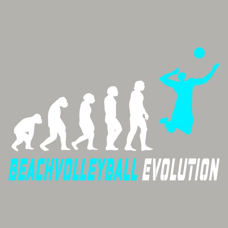 Beachvolleyball Evolution Design / Geschenkidee