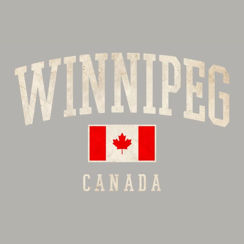 Winnipeg Canada Retro Varsity
