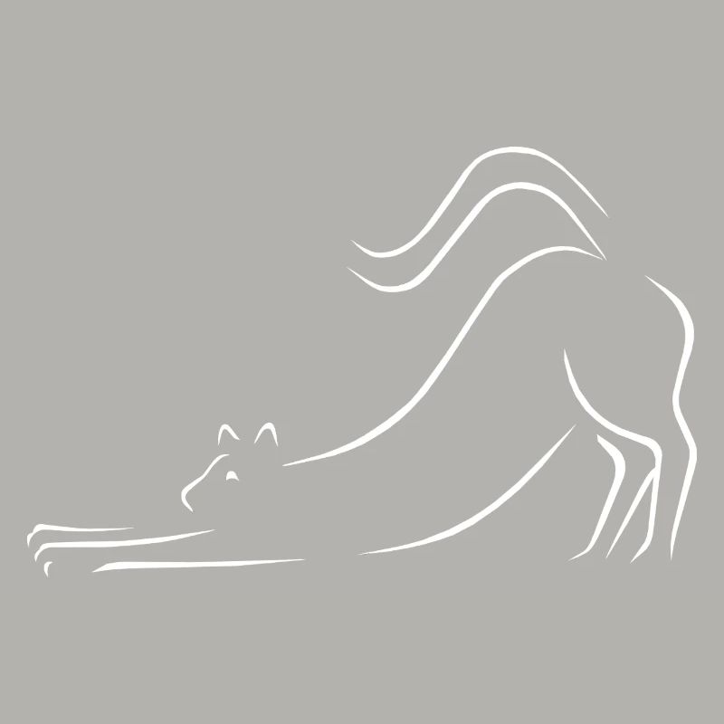 Dessin au trait de chat