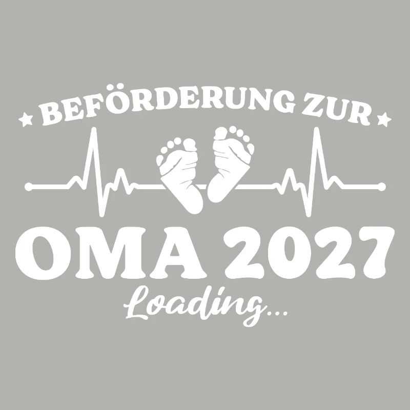 Beförderung zur Oma 2027 Loading Geschenk