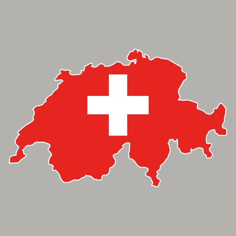 Carte du drapeau suisse