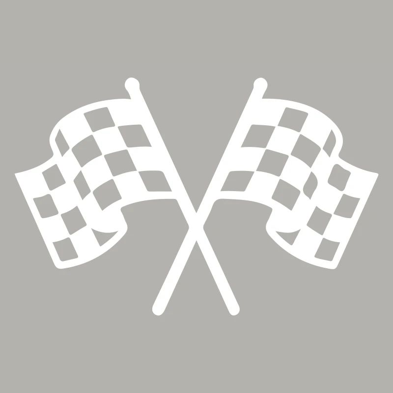 Icône du drapeau de course