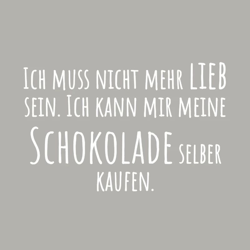 Ich kaufe mir Schokolade selbst