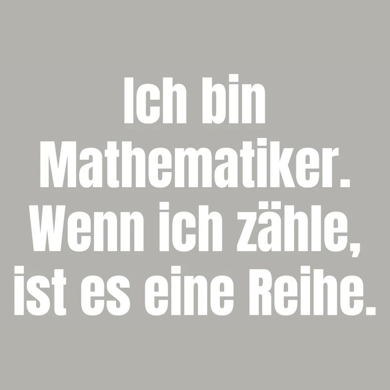 Je suis mathématicien : Série de comptage