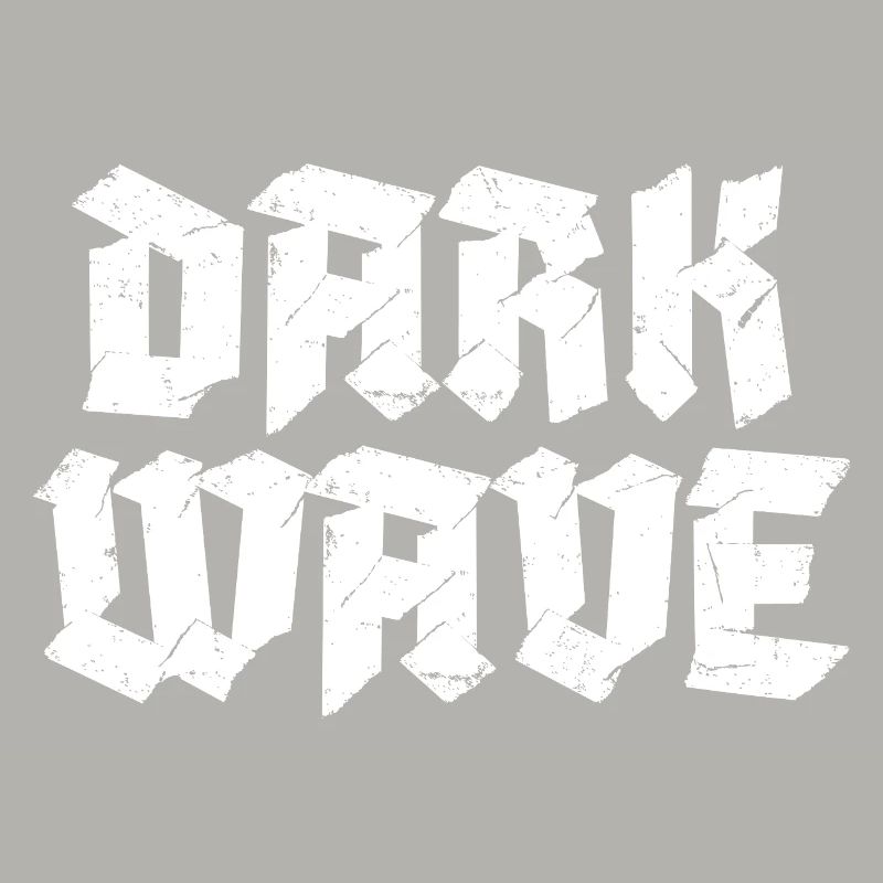 Conception du logo typographique Dark Wave