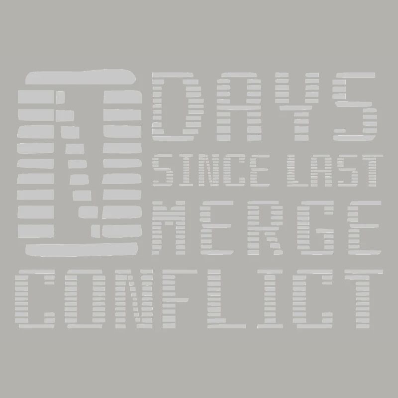 Merge Conflict Software Developer Developer geek