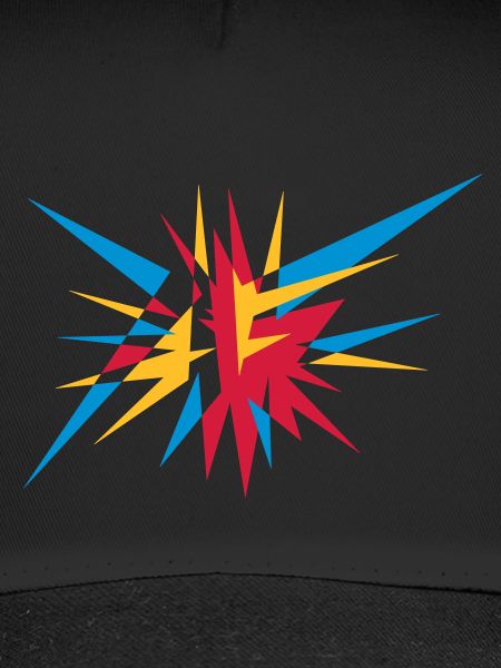 Explosion und Strahlen