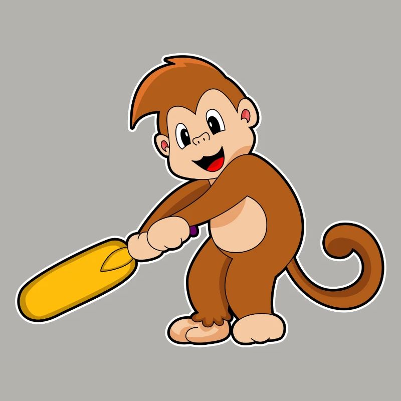 Monkey Cricket Cricket Bat