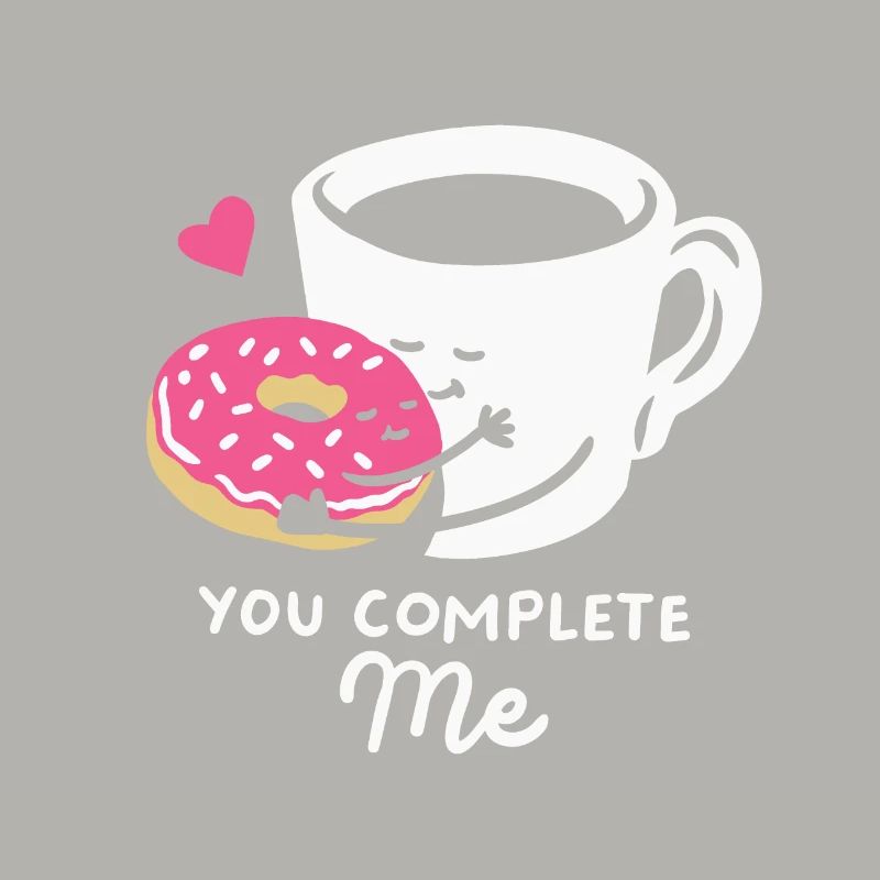 Donut Kaffee Valentinstag