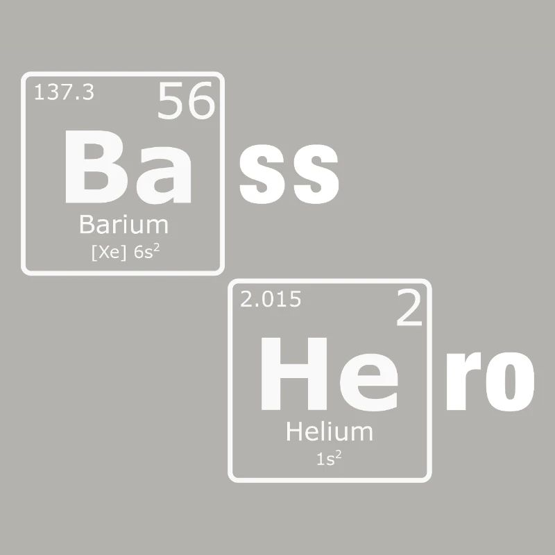 Bass Hero PSE Periodensystem Elemente Nerd