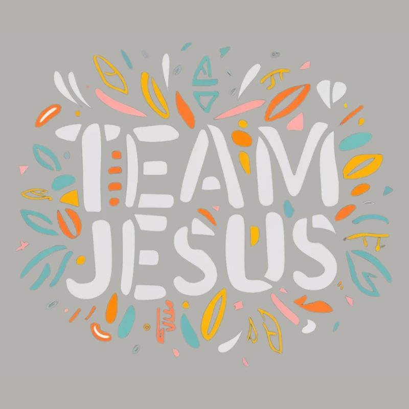 Ich bin Jesus – bunte Botschaft