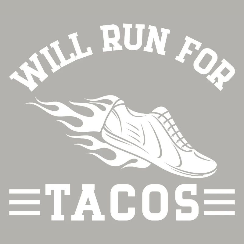 Marathon Runner Will Run For Tacos Running Gift