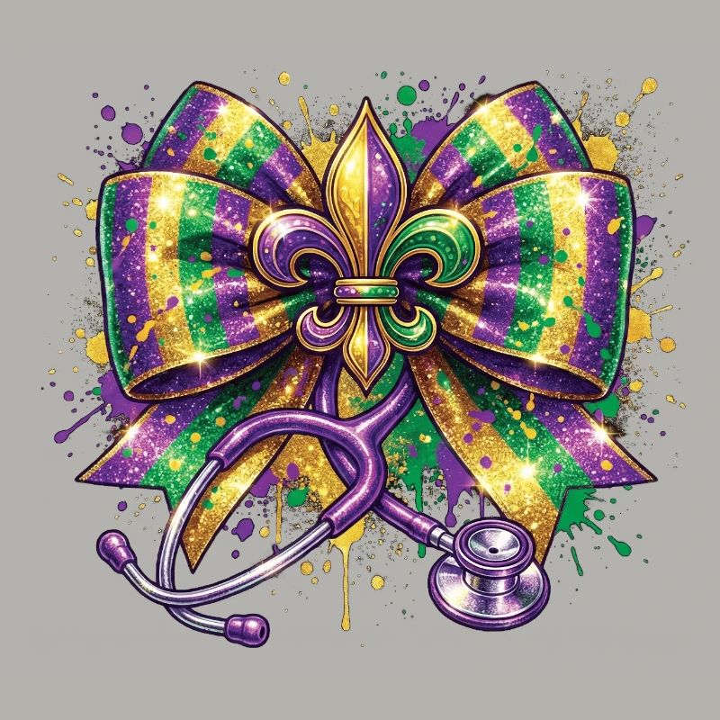 Infirmière Docteure du Mardi Gras, Fleur De Lys