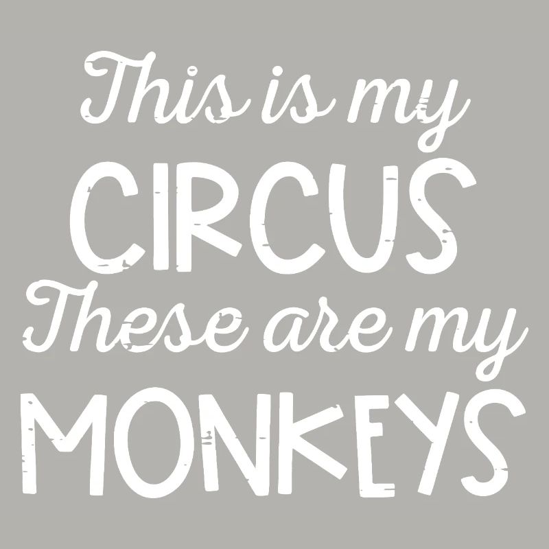 Typographie des singes de cirque