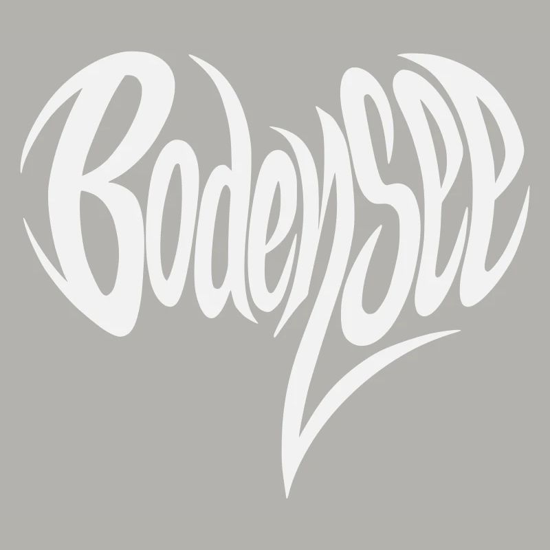 Bodensee Fließendes Lettering
