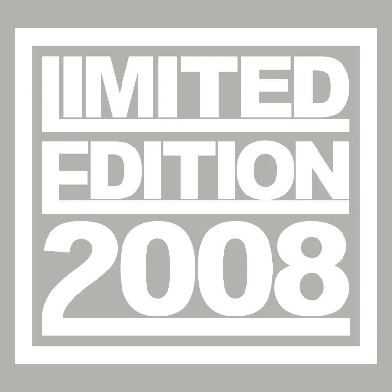 Limitierte Edition 2008 Design Geburtstag