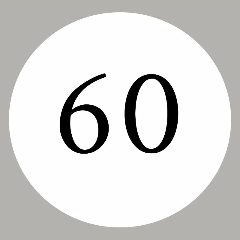 60th Birthday 60th Anniversary Template Pattern