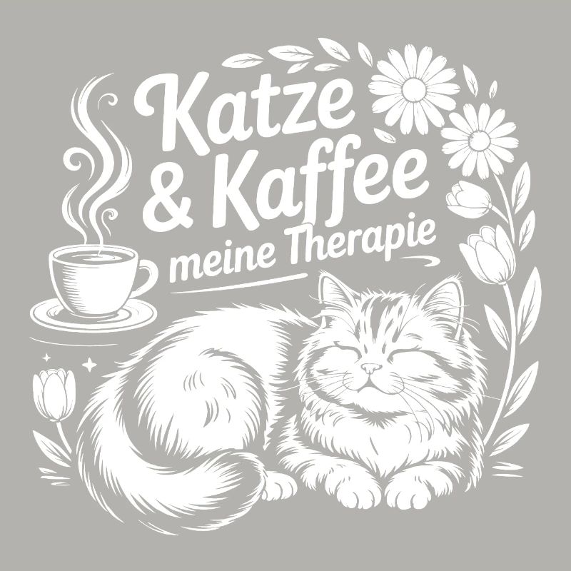 Motif de caféthérapie pour chat