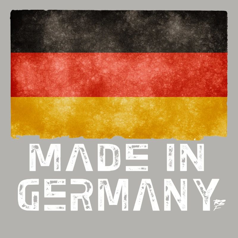 Drapeau Made in Germany – Style vieilli