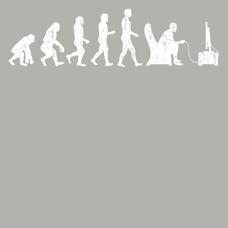 Gamer Evolution Zocker Spielen