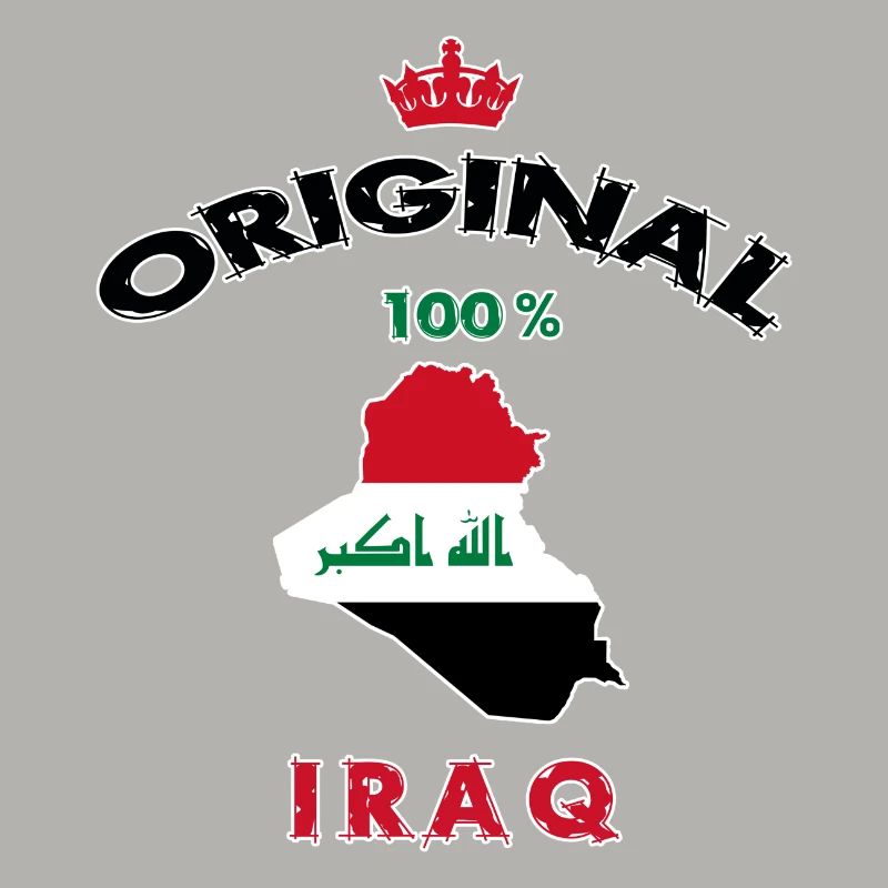 Design original 100 % drapeaux de l'Irak