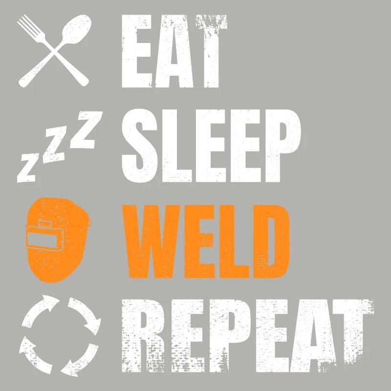 Manger, dormir, souder, répéter