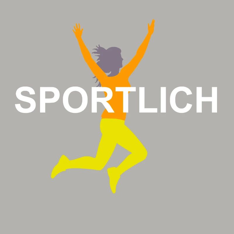 Dynamische Sprinterin Illustration