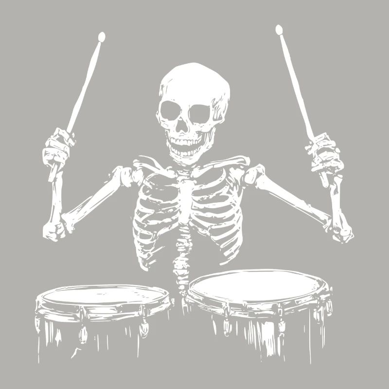 Skeleton Drummer Drums Drummer Drums