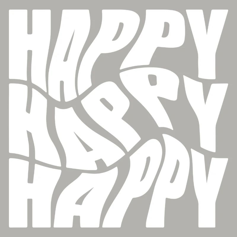 Bold Happy Graffiti Typography