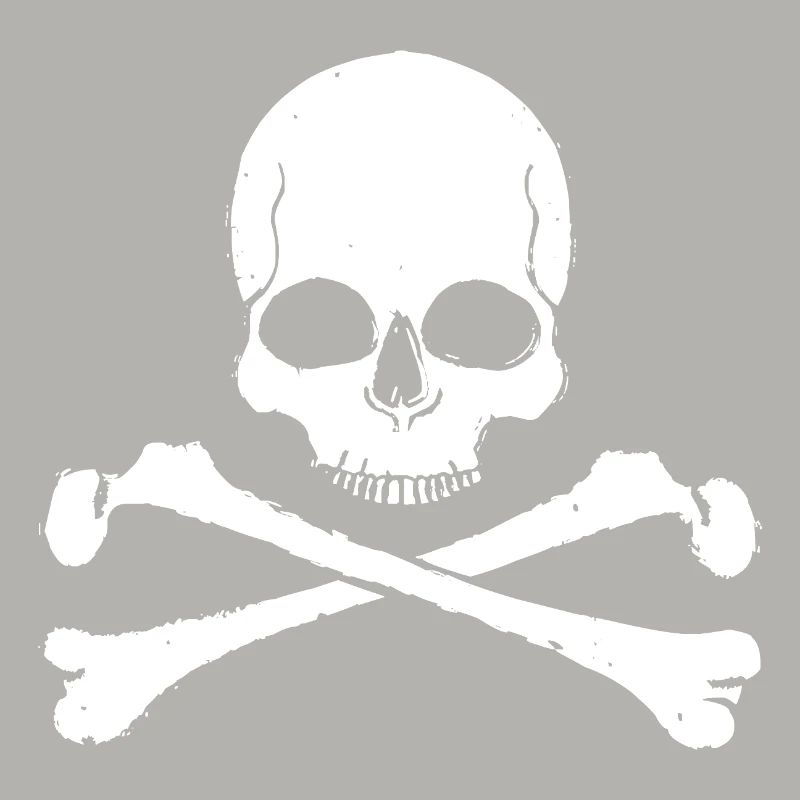 Skull Cross Pattern Skull