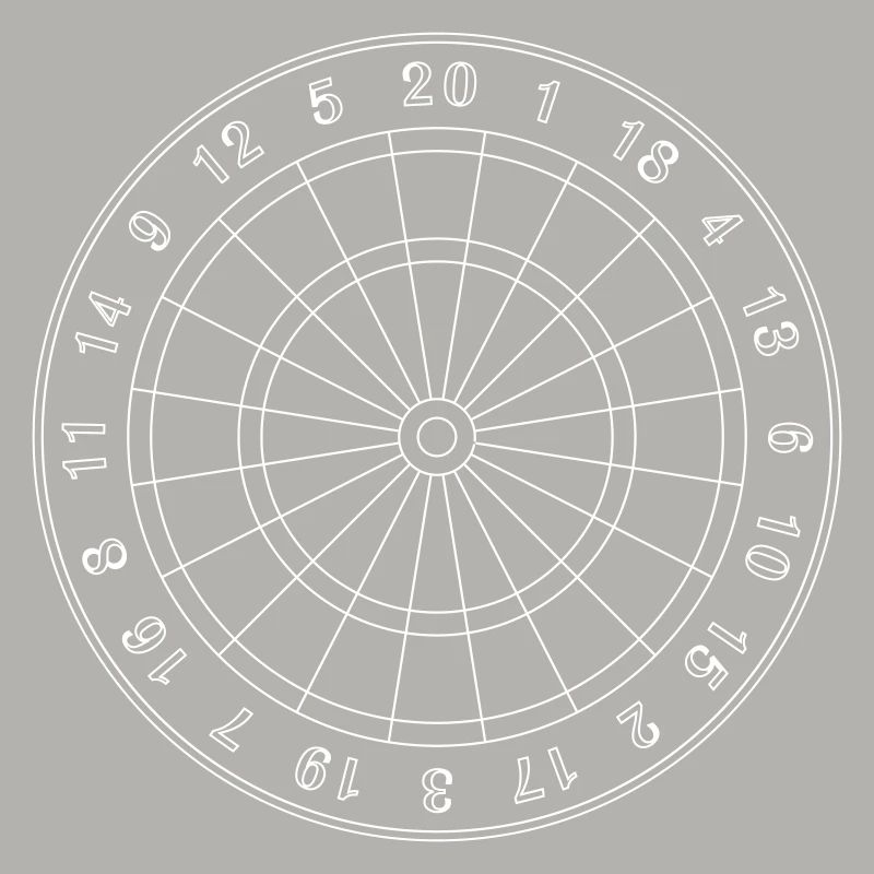 Cible de fléchettes – Dartscheibe