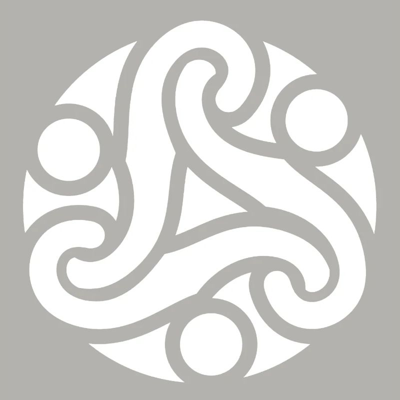 Symbole celtique de protection (blanc)