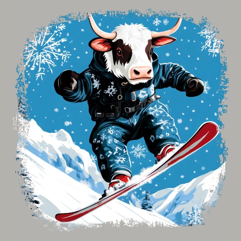 Vaches snowboard