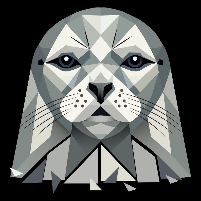 Abstract Seal – Geometric Beauty