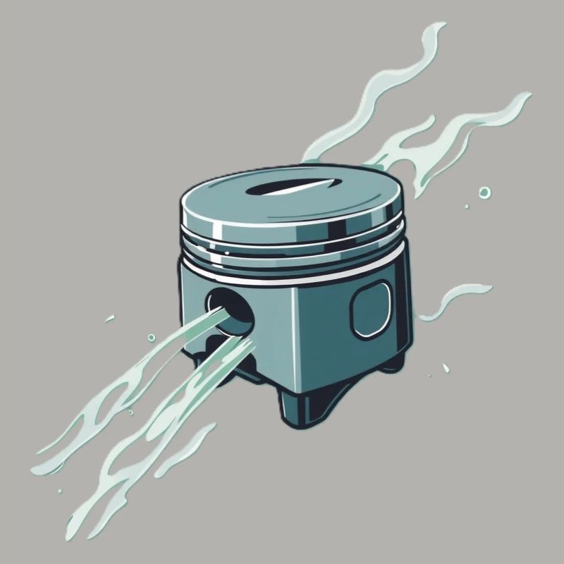 Flamme à piston