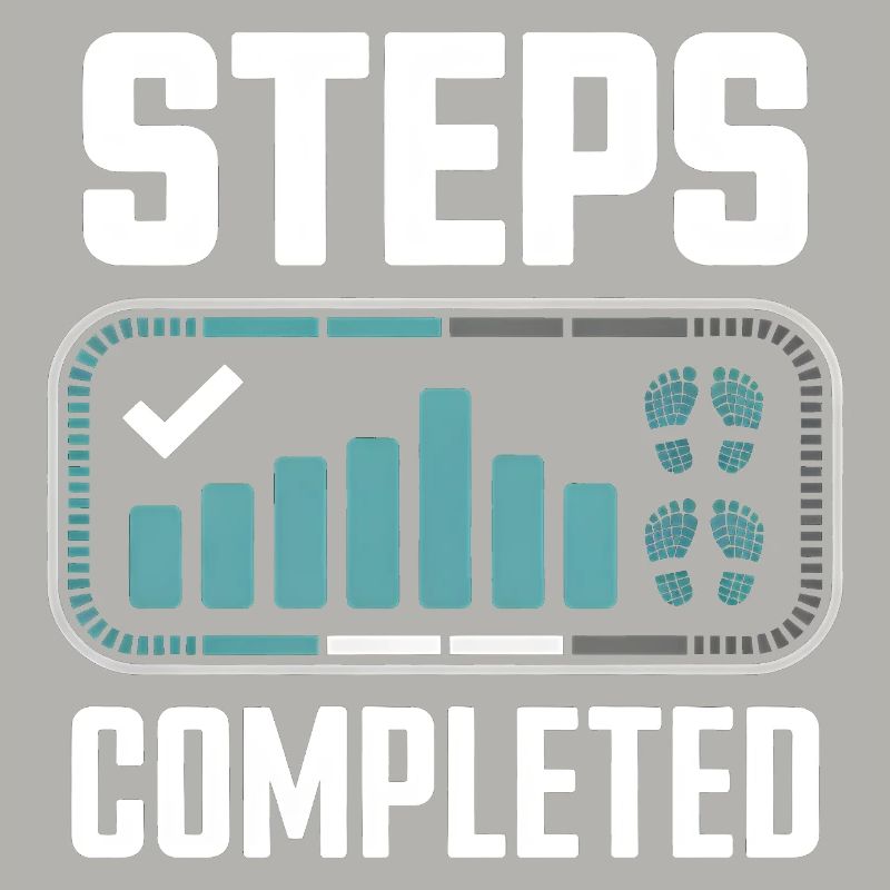 Steps Completed 10000 Schritte