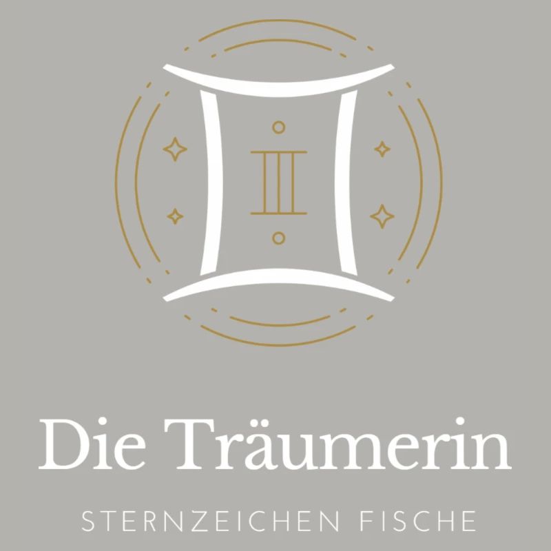 Pisces Träumerin Sternzeichen Muster