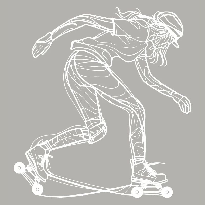 Rollschuh Mädchen
