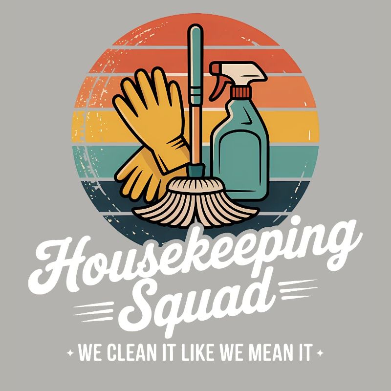 Funny Cleaning Design