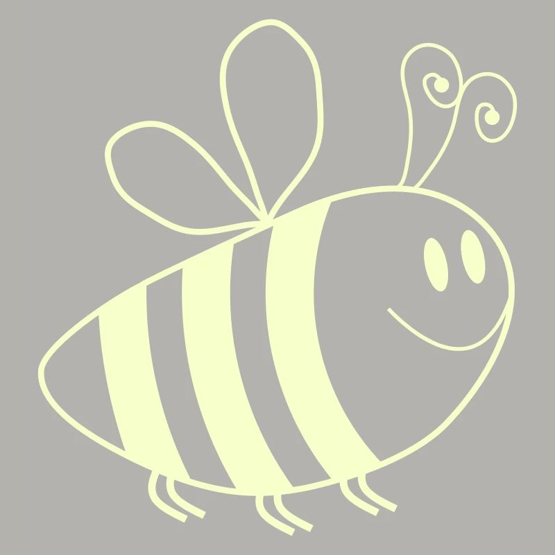 Lächelnde Bienchen Muster
