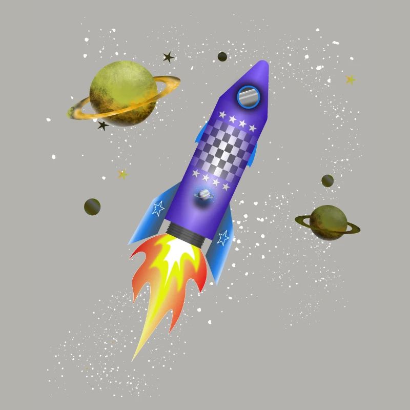 Rocket in space