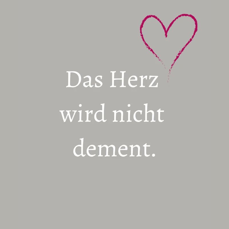 The heart does not become demented.