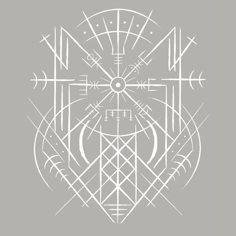 Vegvisir Runic Compass Celts Viking Web Wyrd